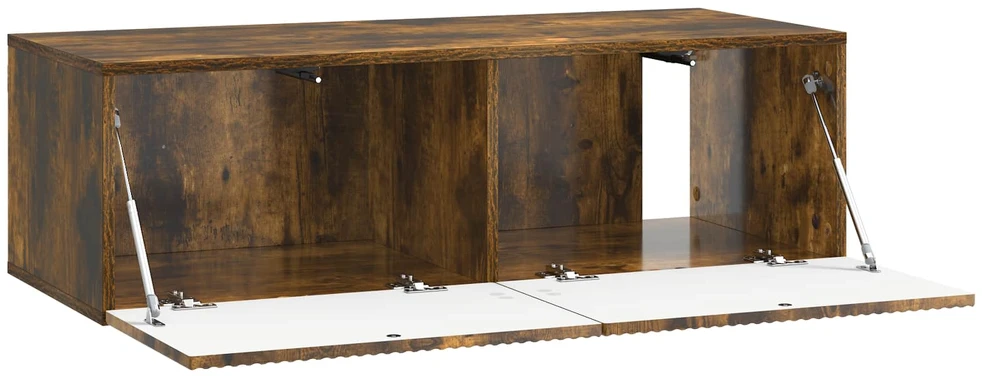 TV staliukas Sieninė TV spintelė 98 x 41 x 30 cm Dūminio ąžuolo