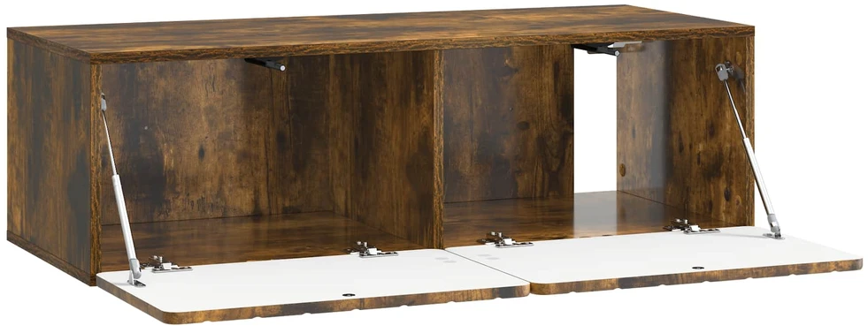 TV staliukas Sieninė TV spintelė 98 x 41 x 30 cm Dūminio ąžuolo