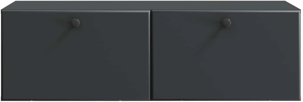 TV staliukas Sieninė TV spintelė 98 x 41 x 30 cm Juoda Apdirbta mediena