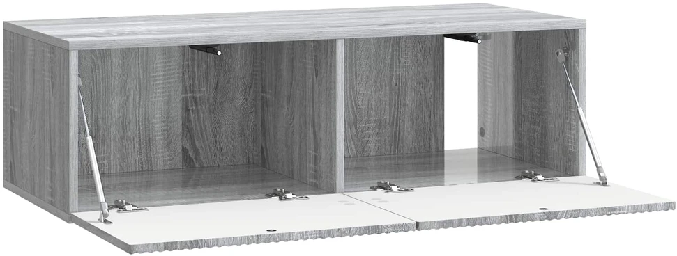 TV staliukas Sieninė TV spintelė 98 x 41 x 30 cm Pilka sonoma ąžuolo