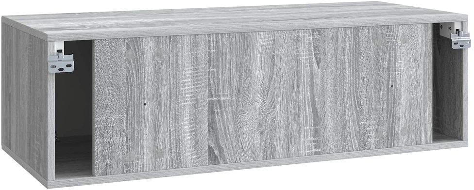 TV staliukas Sieninė TV spintelė 98 x 41 x 30 cm Pilka sonoma ąžuolo
