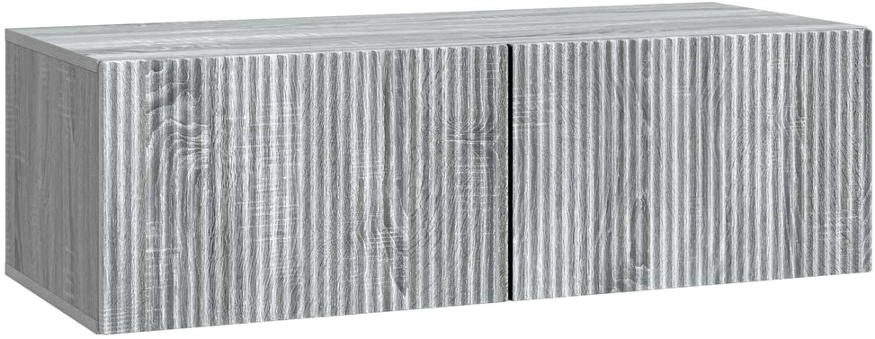 TV staliukas Sieninė TV spintelė 98 x 41 x 30 cm Pilka sonoma ąžuolo
