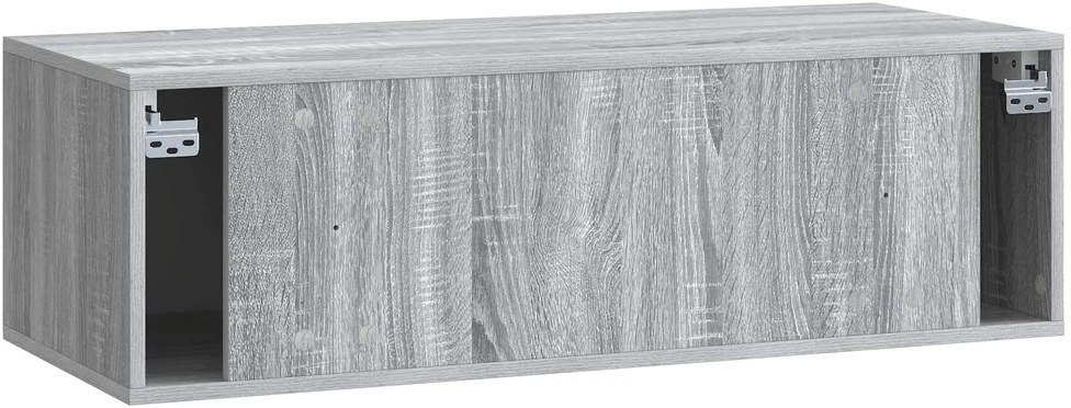 TV staliukas Sieninė TV spintelė 98 x 41 x 30 cm Pilka Sonoma