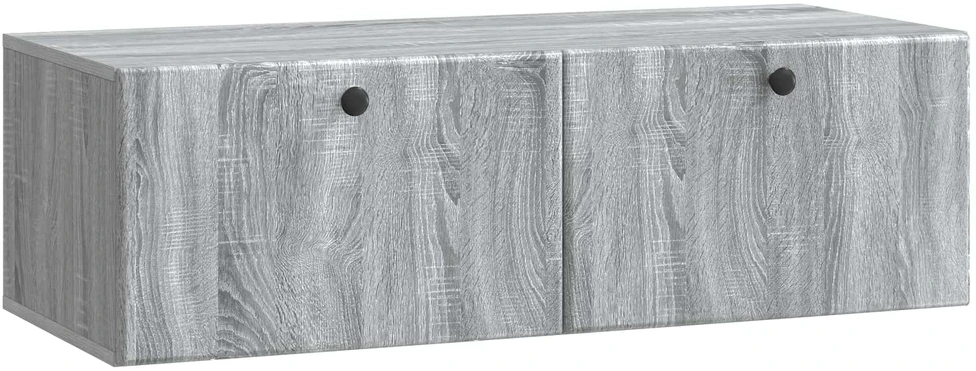 TV staliukas Sieninė TV spintelė 98 x 41 x 30 cm Pilka Sonoma