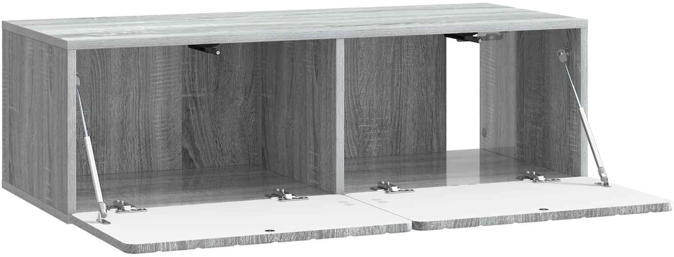 TV staliukas Sieninė TV spintelė 98 x 41 x 30 cm Pilka Sonoma