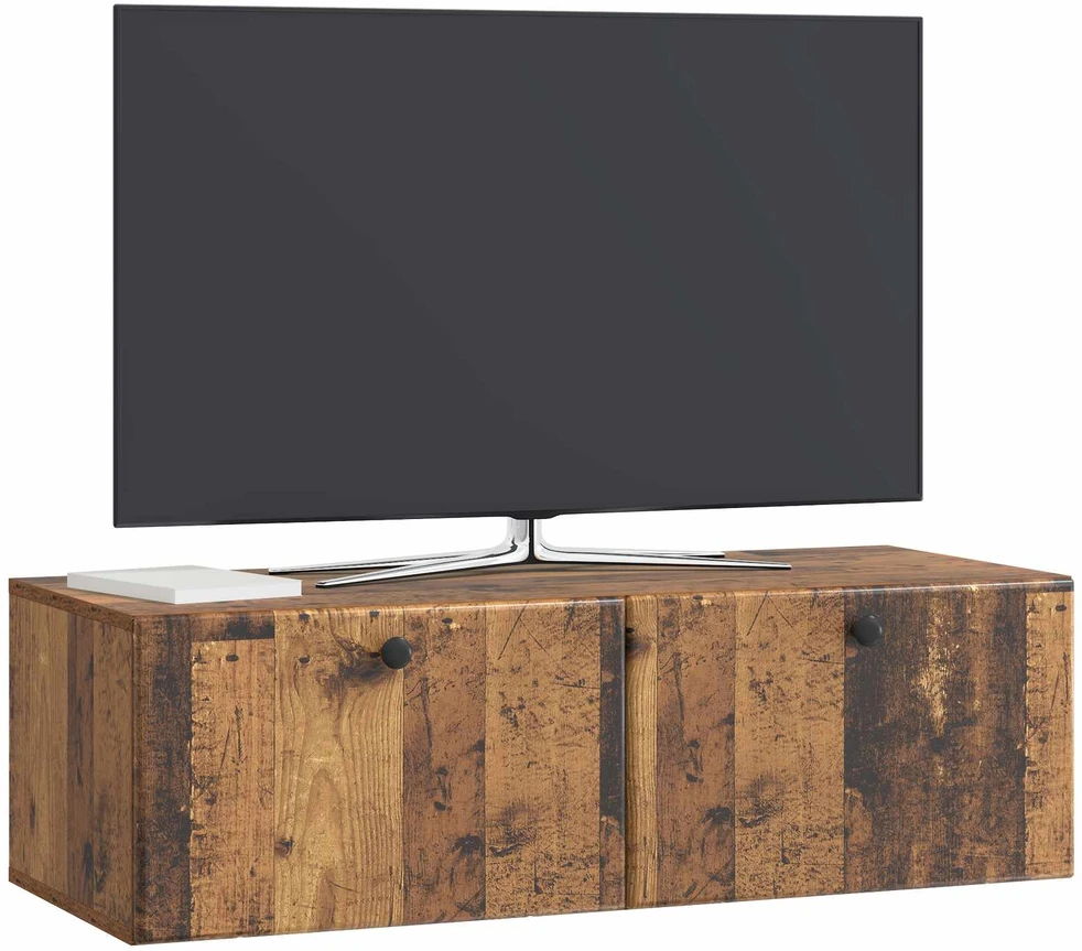 TV staliukas Sieninė TV spintelė 98 x 41 x 30 cm Sendintos medienos