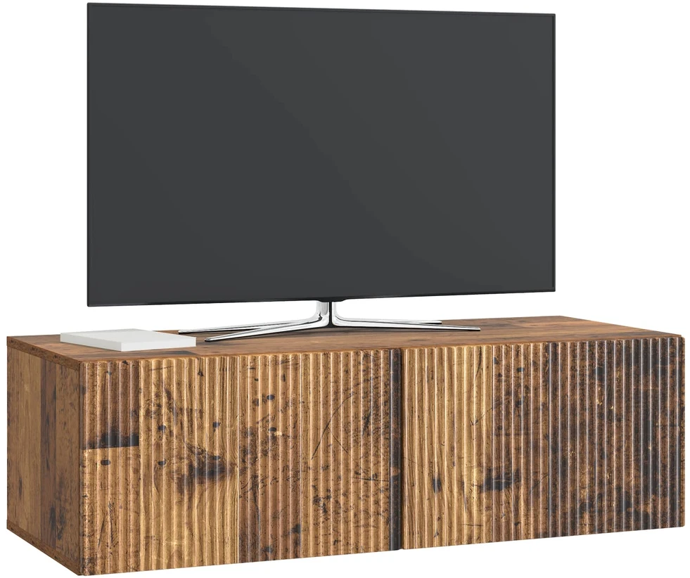 TV staliukas Sieninė TV spintelė 98 x 41 x 30 cm Sendintos medienos