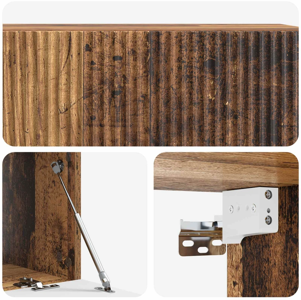 TV staliukas Sieninė TV spintelė 98 x 41 x 30 cm Sendintos medienos