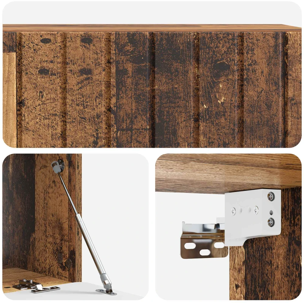 TV staliukas Sieninė TV spintelė 98 x 41 x 30 cm Sendintos medienos