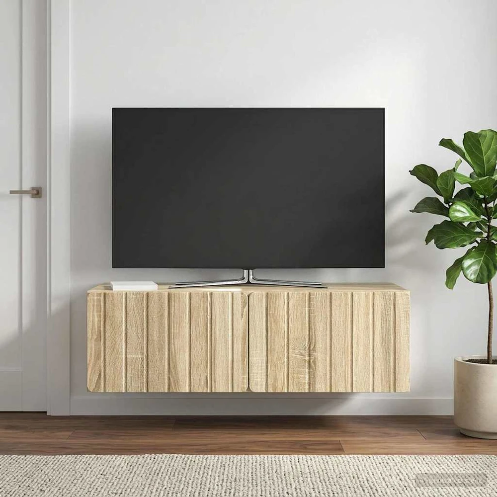 TV staliukas Sieninė TV spintelė 98 x 41 x 30 cm Sonoma ąžuolas