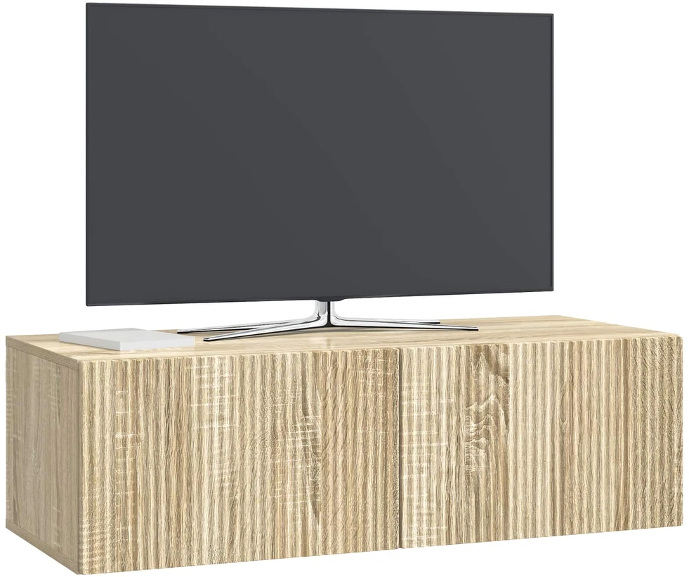 TV staliukas Sieninė TV spintelė 98 x 41 x 30 cm Sonoma ąžuolas