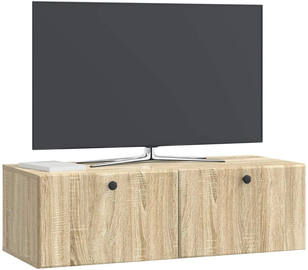 TV staliukas Sieninė TV spintelė 98 x 41 x 30 cm Sonoma ąžuolas