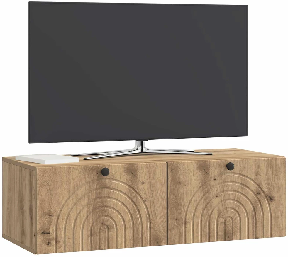 TV staliukas Sieninė TV spintelė 99 x 41 x 30 cm Artisano ąžuolo