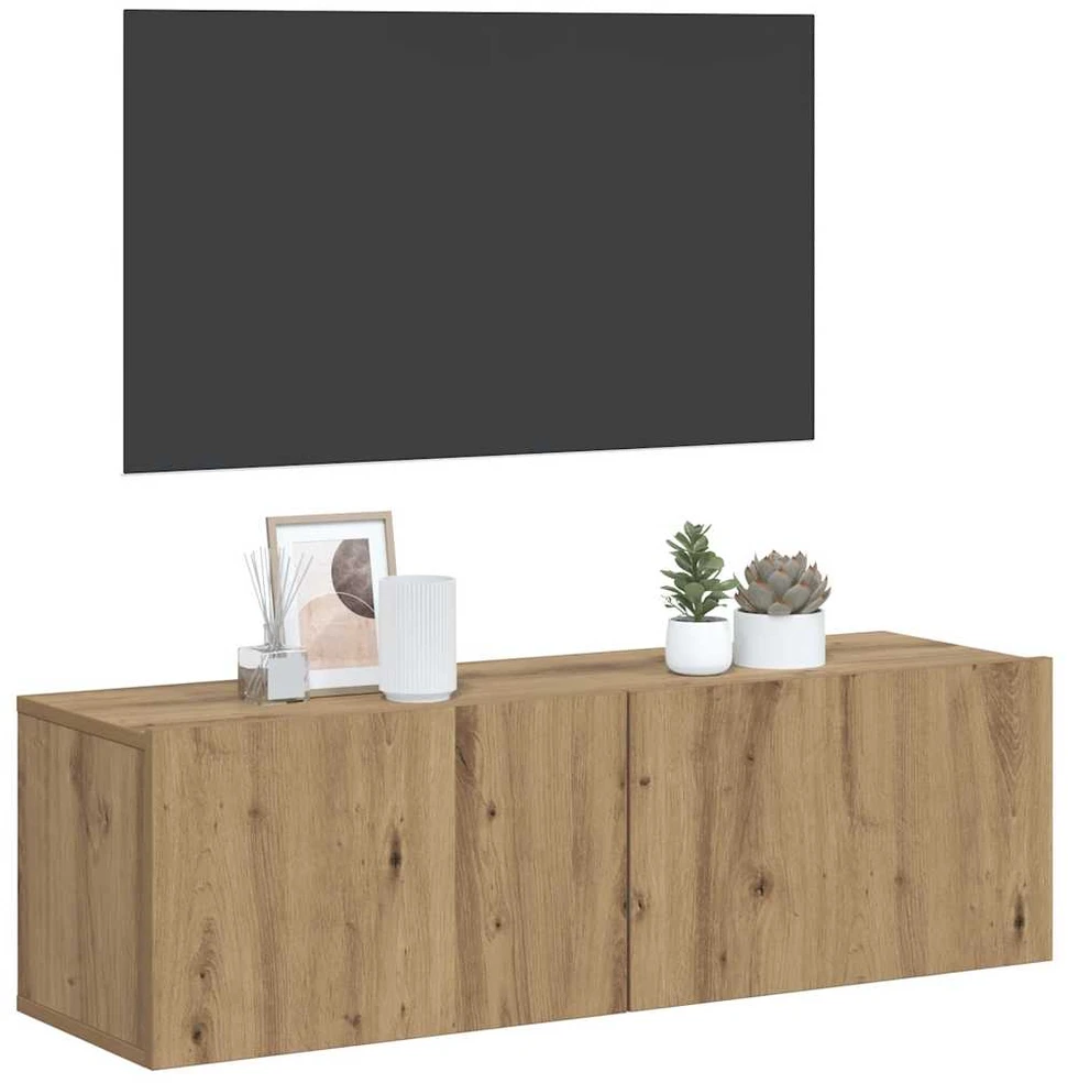 TV staliukas Sieninė TV spintelė, artisano, 80x30x30cm, apdirbta mediena