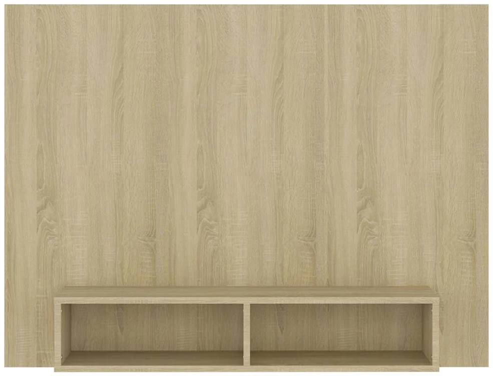 TV staliukas Sieninė TV spintelė, ąžuolo, 120x23,5x90cm, apdirbta mediena