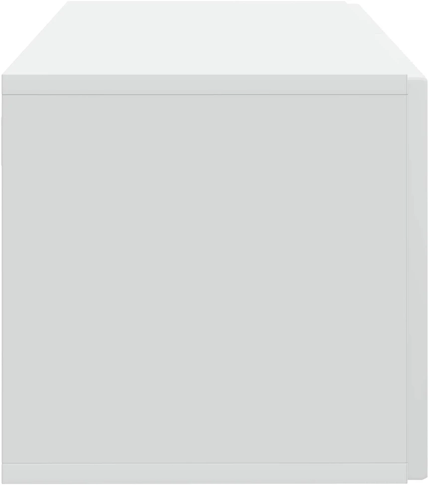 TV staliukas Sieninė TV spintelė Balta 59,5 x 31 x 30 cm Apdirbta mediena
