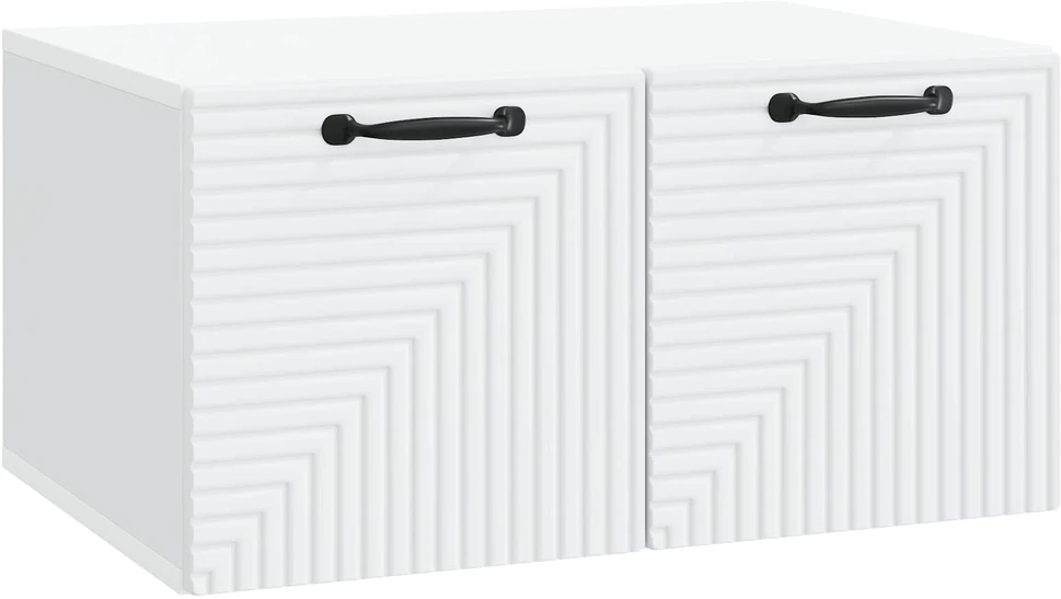 TV staliukas Sieninė TV spintelė Balta 59,5 x 41 x 30 cm Apdirbta mediena
