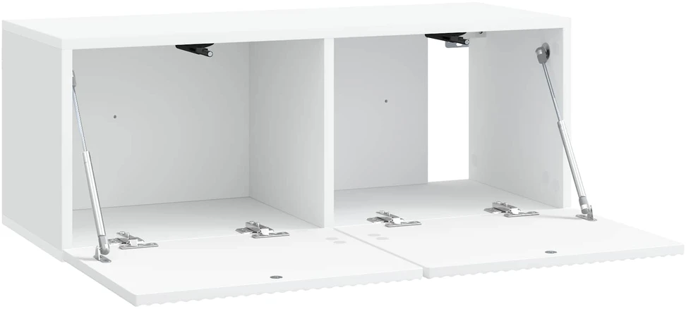 TV staliukas Sieninė TV spintelė Balta 78,5 x 31 x 30 cm Apdirbta mediena
