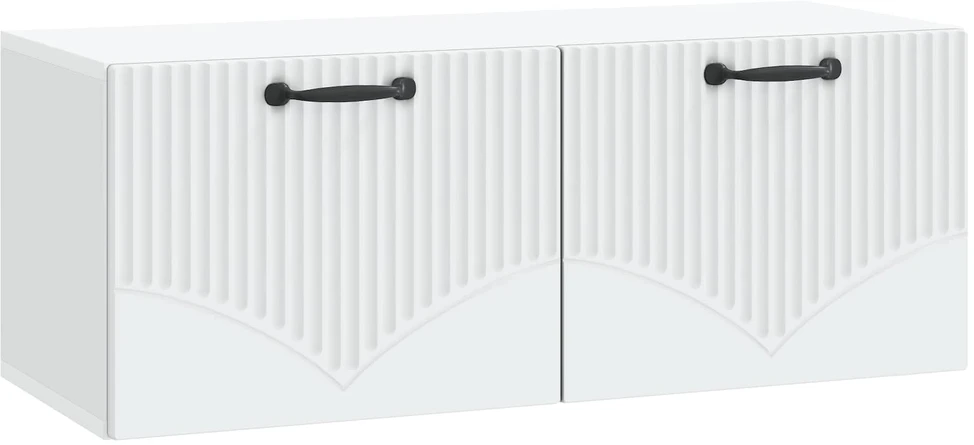 TV staliukas Sieninė TV spintelė Balta 78,5 x 31 x 30 cm Apdirbta mediena