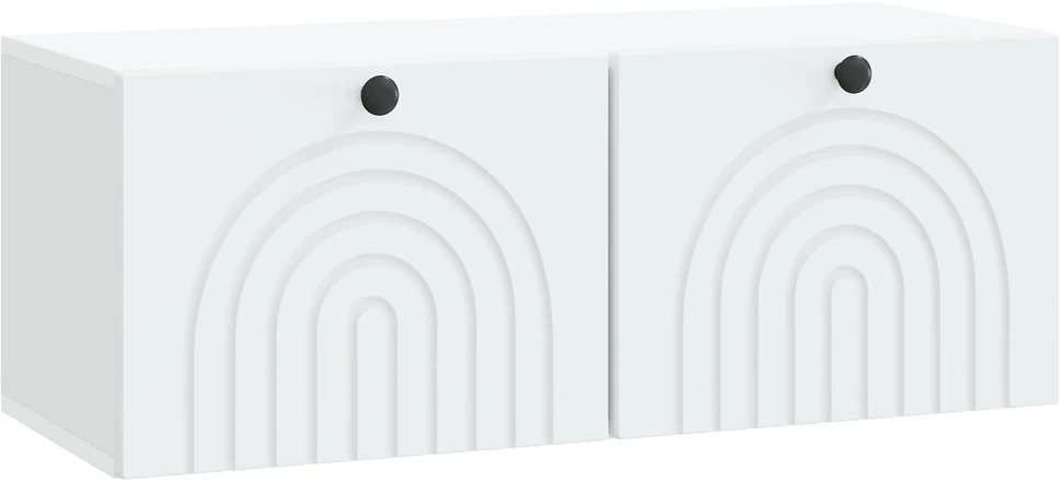 TV staliukas Sieninė TV spintelė Balta 78,5 x 31 x 30 cm Apdirbta mediena