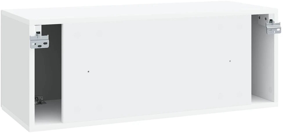 TV staliukas Sieninė TV spintelė Balta 78,5 x 31 x 30 cm Apdirbta mediena
