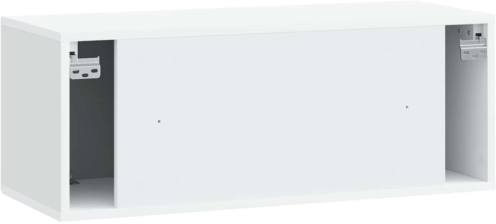 TV staliukas Sieninė TV spintelė Balta 78,5 x 31 x 30 cm Apdirbta mediena