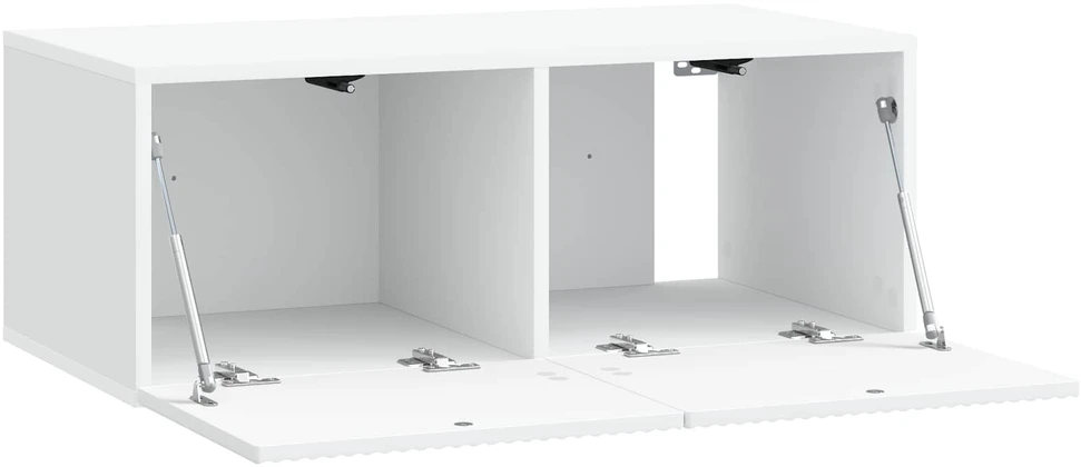 TV staliukas Sieninė TV spintelė Balta 78,5 x 41 x 30 cm Apdirbta mediena
