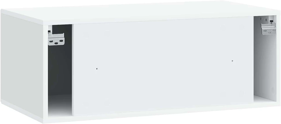 TV staliukas Sieninė TV spintelė Balta 78,5 x 41 x 30 cm Apdirbta mediena