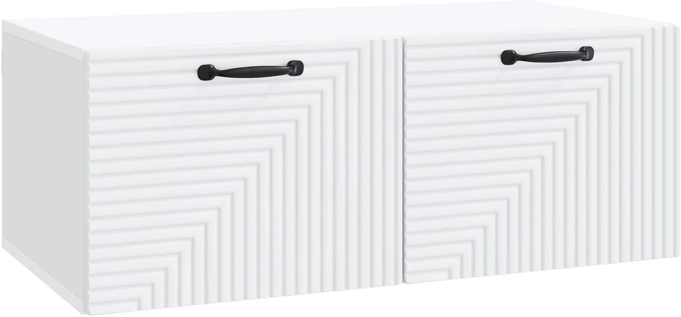 TV staliukas Sieninė TV spintelė Balta 78,5 x 41 x 30 cm Apdirbta mediena