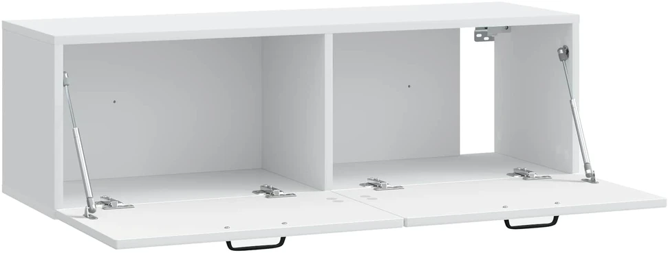 TV staliukas Sieninė TV spintelė Balta 98 x 31 x 30 cm Apdirbta mediena