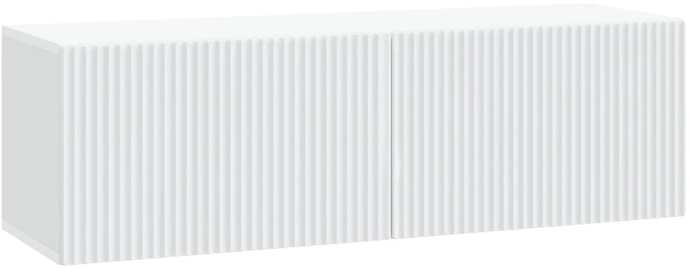 TV staliukas Sieninė TV spintelė Balta 98 x 31 x 30 cm Apdirbta mediena