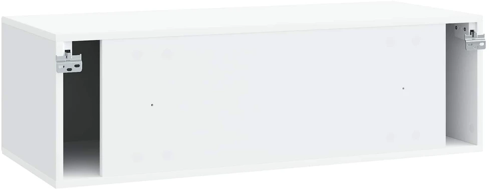 TV staliukas Sieninė TV spintelė Balta 98 x 41 x 30 cm Apdirbta mediena