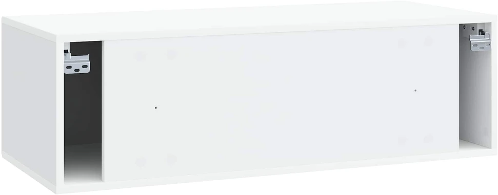 TV staliukas Sieninė TV spintelė Balta 98 x 41 x 30 cm Apdirbta mediena