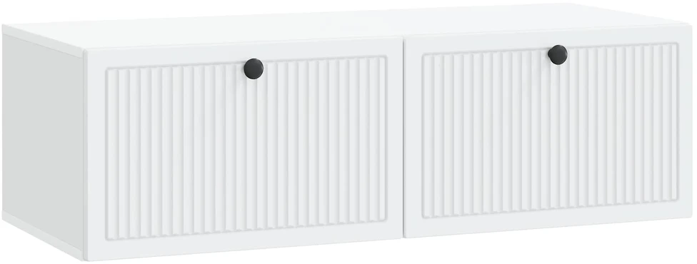 TV staliukas Sieninė TV spintelė Balta 98 x 41 x 30 cm Apdirbta mediena