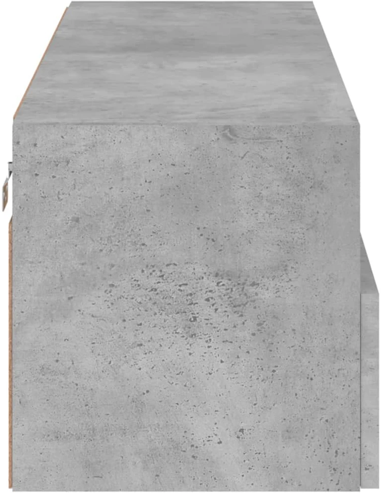 TV staliukas Sieninė TV spintelė, betono pilka, 100x30x30cm, mediena