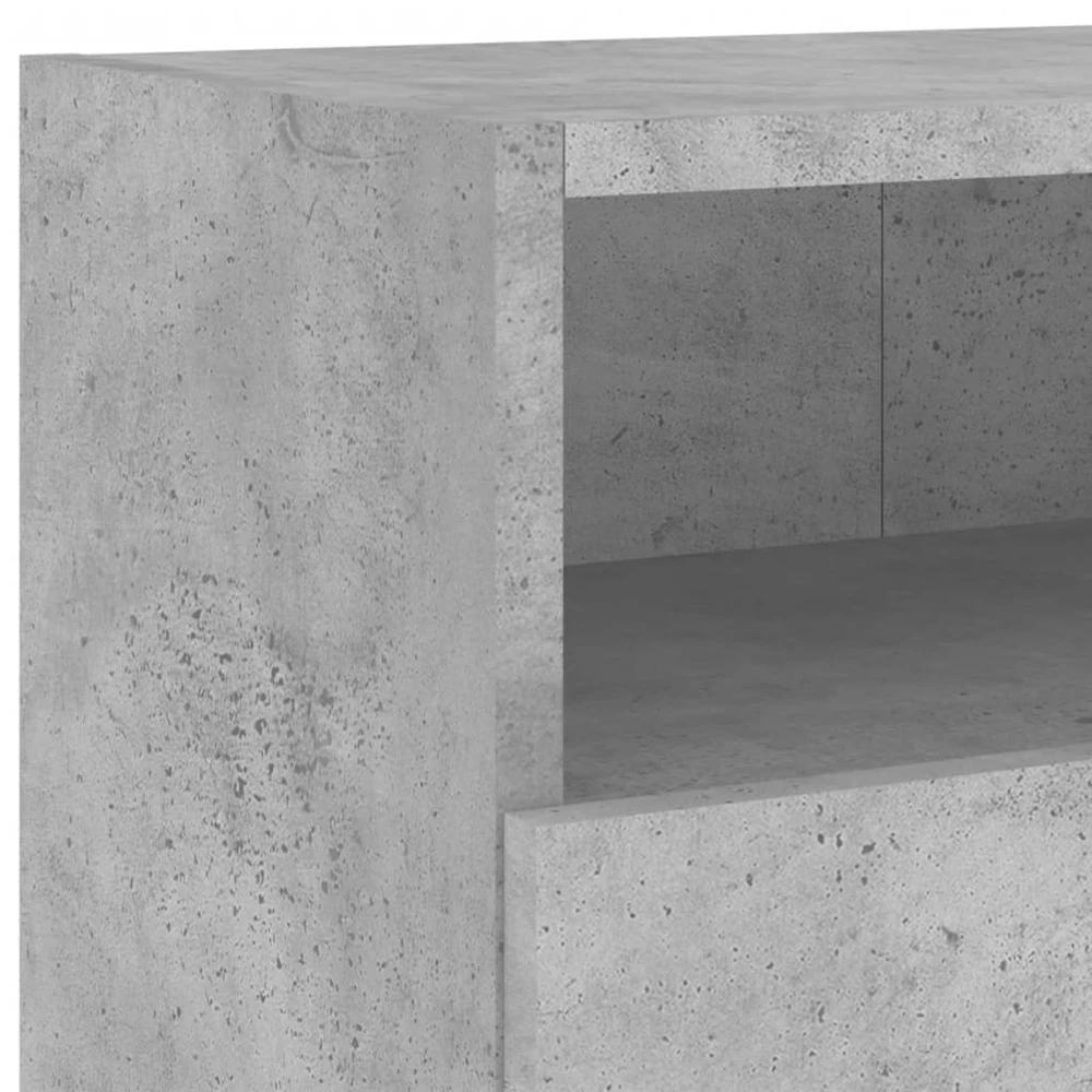 TV staliukas Sieninė TV spintelė, betono pilka, 100x30x30cm, mediena