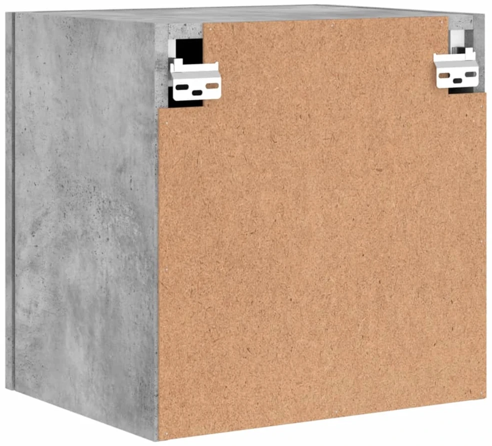 TV staliukas Sieninė TV spintelė, betono pilka, 40,5x30x40cm, mediena