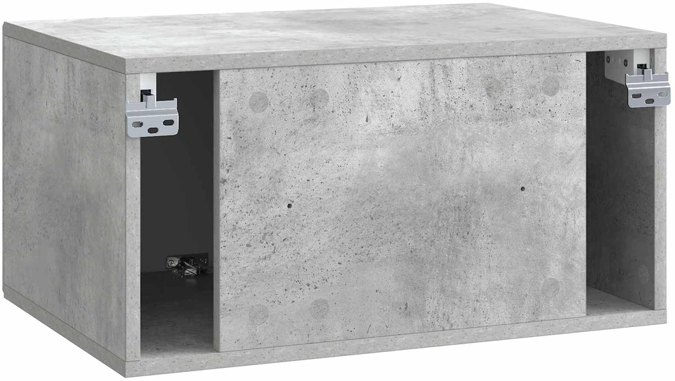 TV staliukas Sieninė TV spintelė Betono pilka 59,5 x 41 x 30 cm