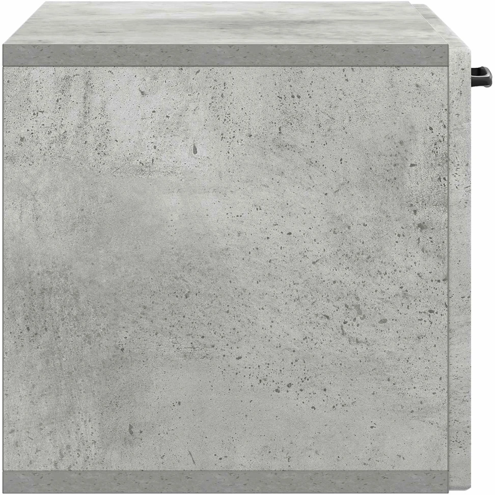 TV staliukas Sieninė TV spintelė Betono pilka 59,5 x 31 x 30 cm