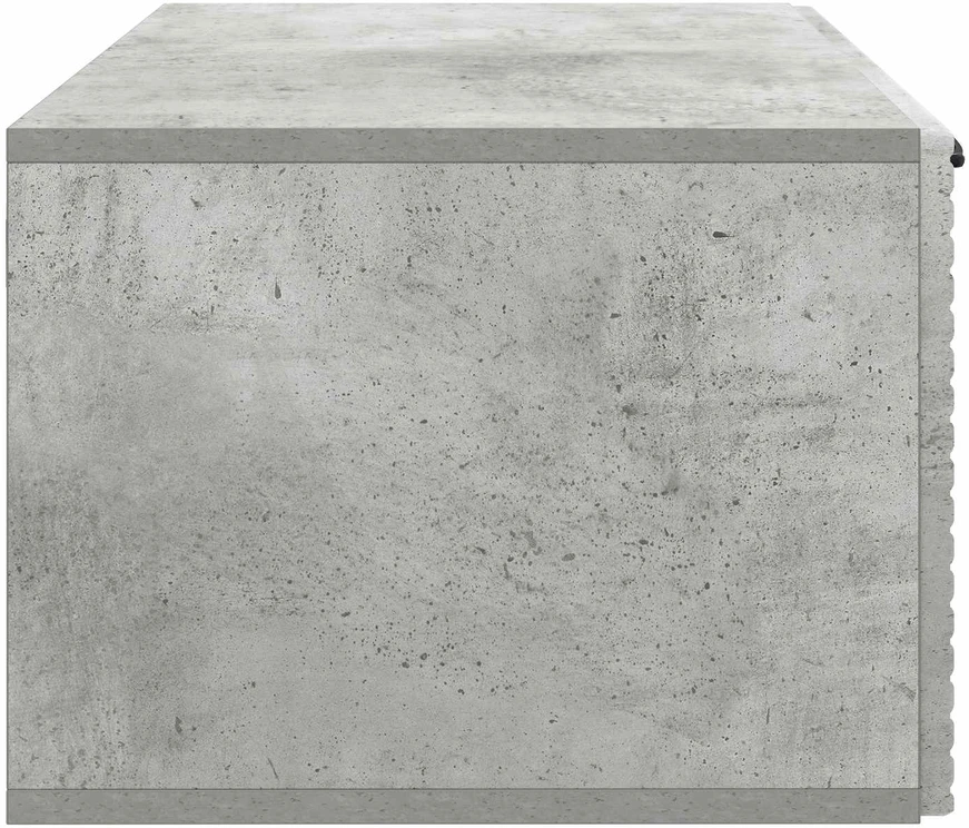 TV staliukas Sieninė TV spintelė Betono pilka 59,5 x 41 x 30 cm