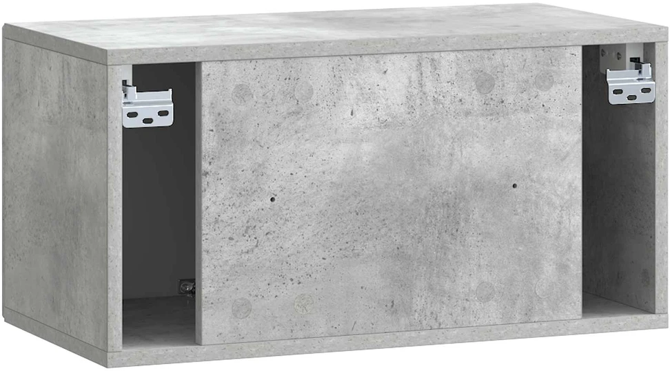 TV staliukas Sieninė TV spintelė Betono pilka 59,5 x 31 x 30 cm