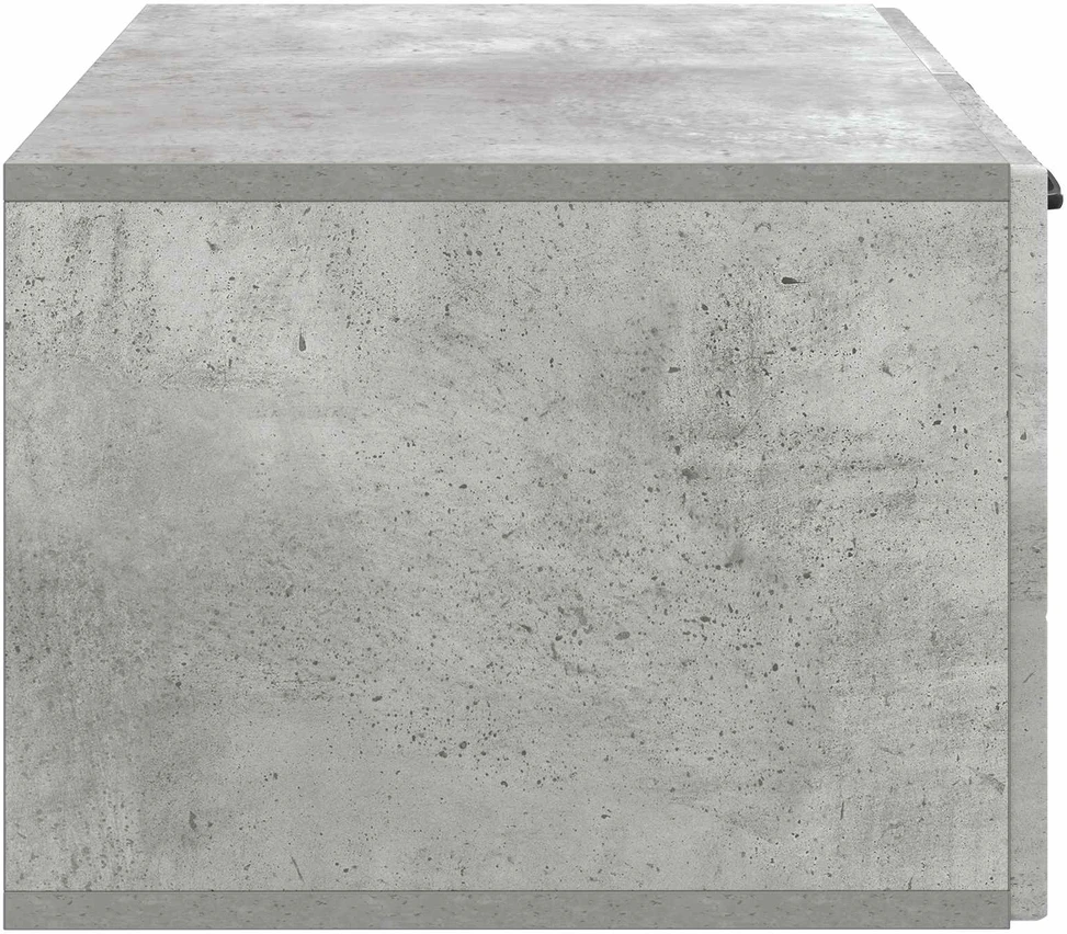 TV staliukas Sieninė TV spintelė Betono pilka 59,5 x 41 x 30 cm