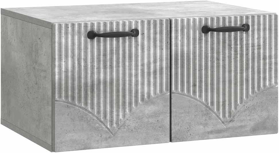 TV staliukas Sieninė TV spintelė Betono pilka 59,5 x 41 x 30 cm