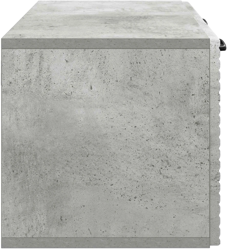 TV staliukas Sieninė TV spintelė Betono pilka 59,5 x 31 x 30 cm