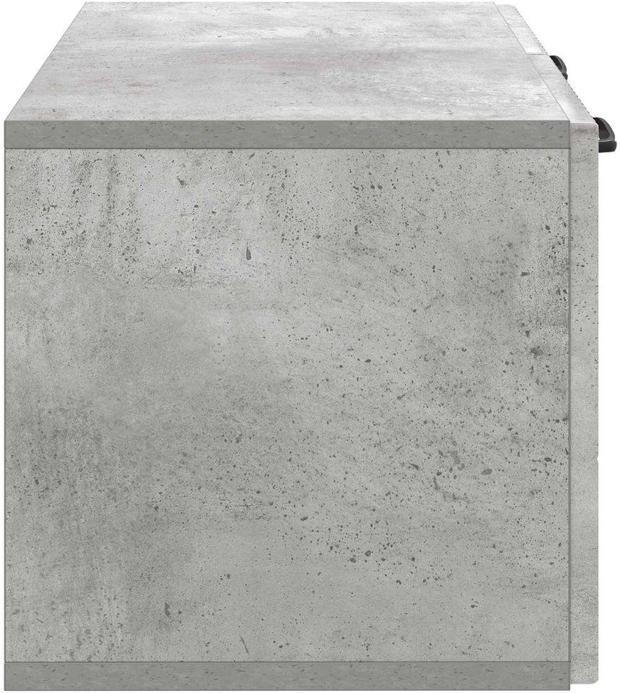 TV staliukas Sieninė TV spintelė Betono pilka 59,5 x 31 x 30 cm