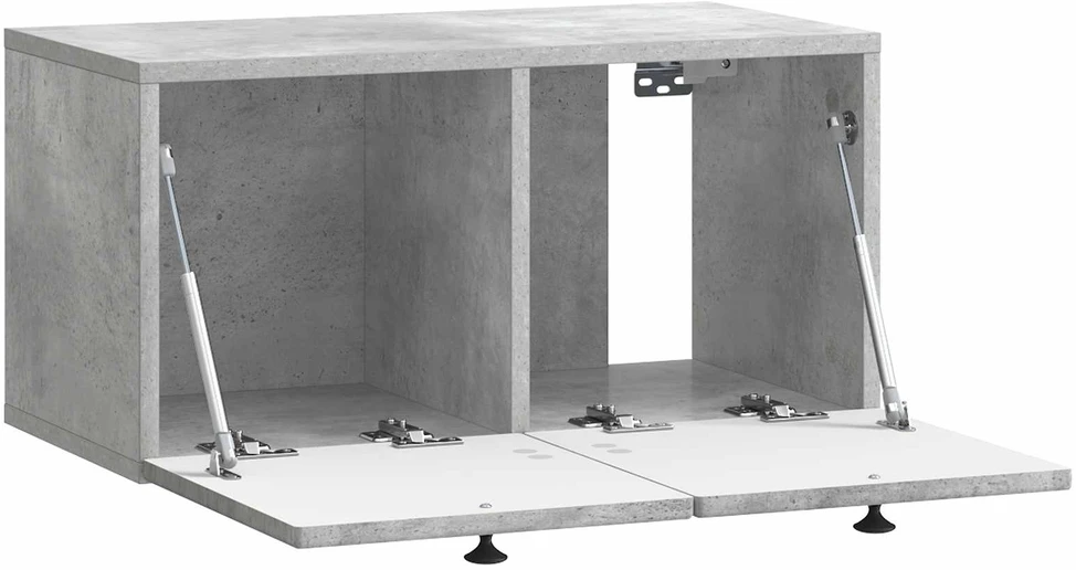 TV staliukas Sieninė TV spintelė Betono pilka 59,5 x 31 x 30 cm