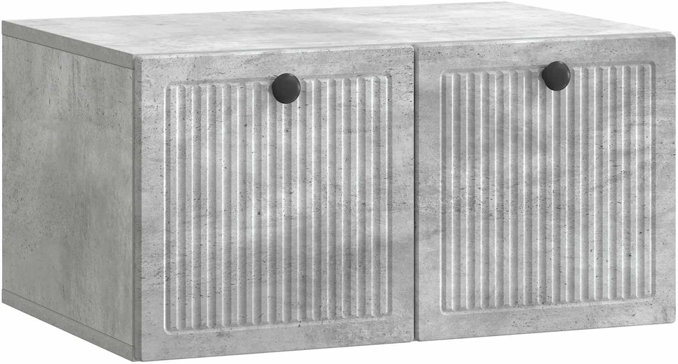TV staliukas Sieninė TV spintelė Betono pilka 59,5 x 41 x 30 cm