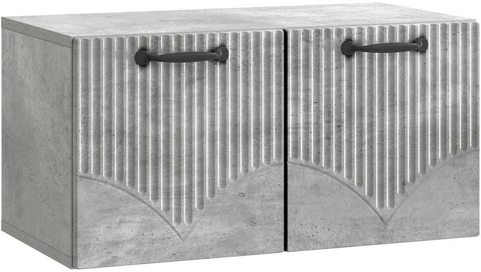 TV staliukas Sieninė TV spintelė Betono pilka 59,5 x 31 x 30 cm