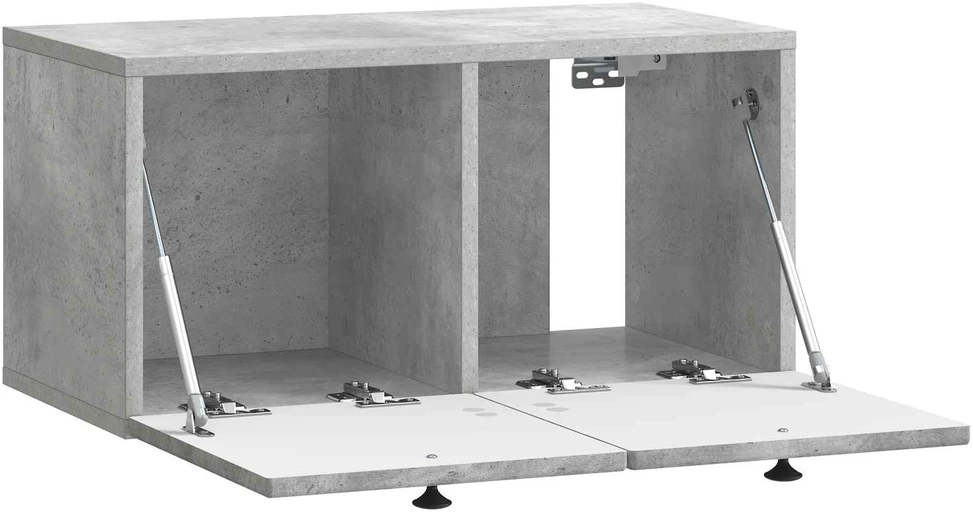 TV staliukas Sieninė TV spintelė Betono pilka 59,5 x 31 x 30 cm