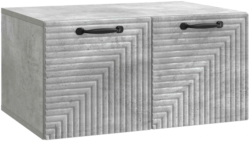 TV staliukas Sieninė TV spintelė Betono pilka 59,5 x 41 x 30 cm